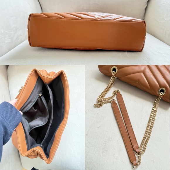 *Chevron quilted flap bag - Picture 10 of 11